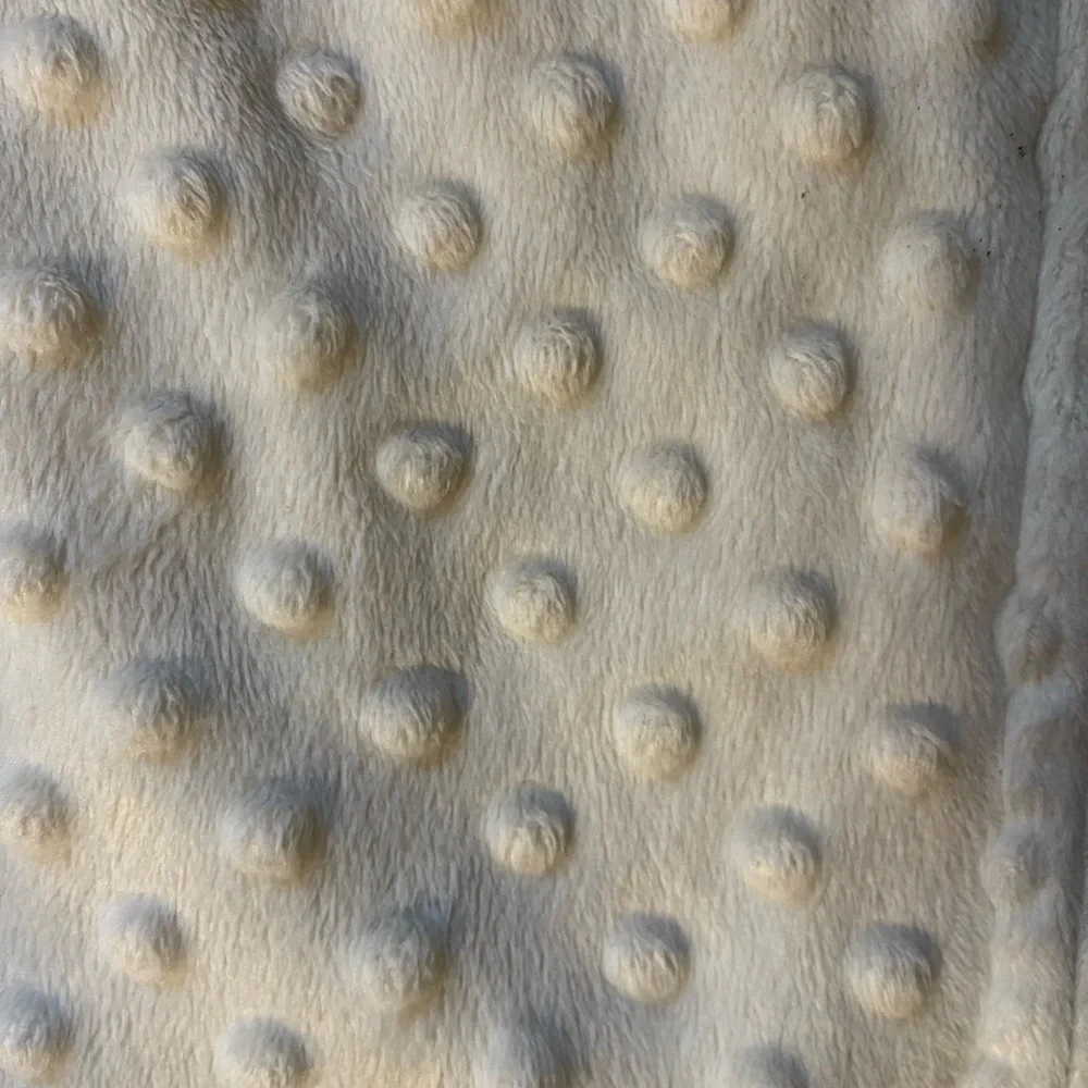 Chick Pea | white fuzzy warm sleep sack with owl | 6-9 mo